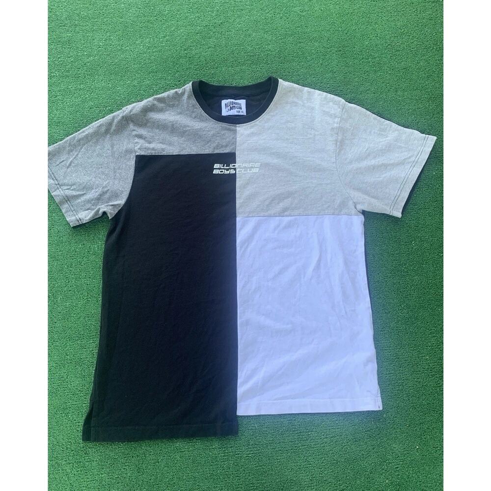 Rare Billionaire Boys Club Color Block T-shirt Center Hit Uneven Mens XL